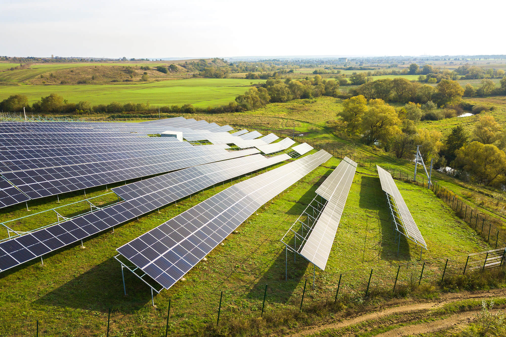 Photovoltaik auf Freiflächen in Hamburg - Solaranlage